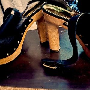 Michael Kors Beatrice Leather Sling Back Clog